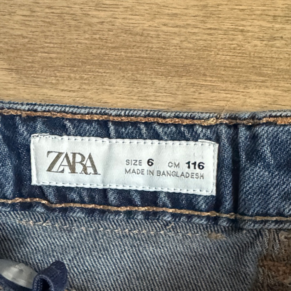 Zara Stylish Distressed Blue Kids Jeans - Picture 7 of 16